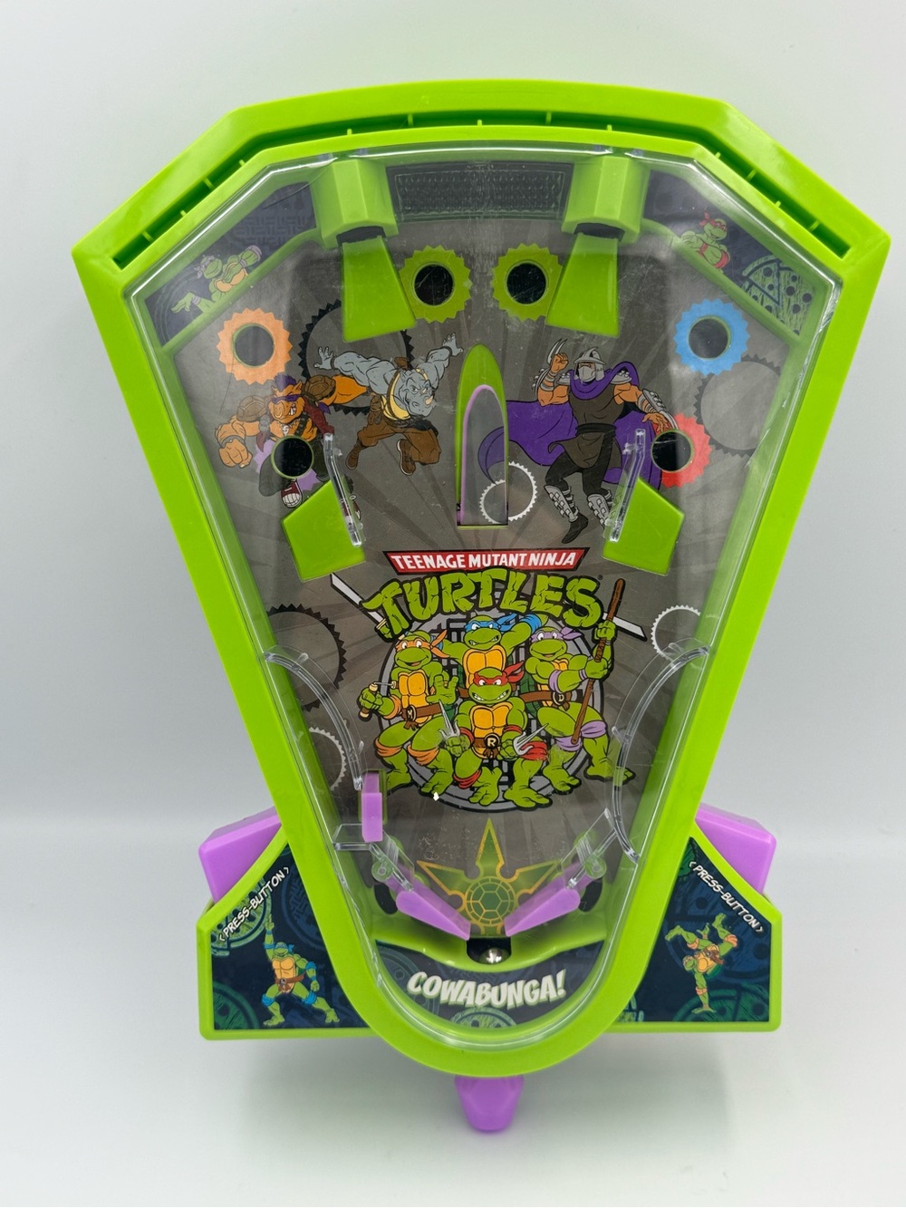 Teenage Mutant Ninja Turtles Cowabunga Pinball Game Desktop Tabletop TMNT